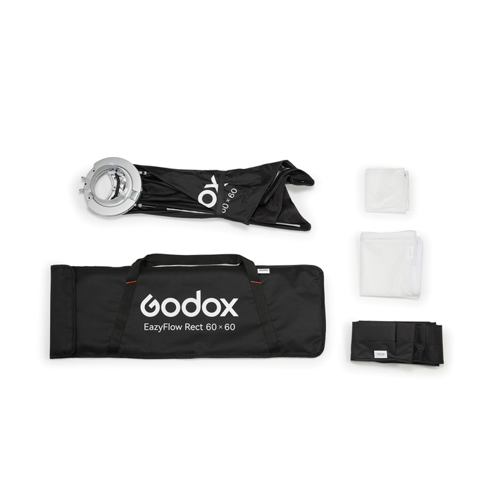 Godox EazyFlow Rectangular 90x90 Foldable Softbox with Bowens Mount (35.43 x 35.43")