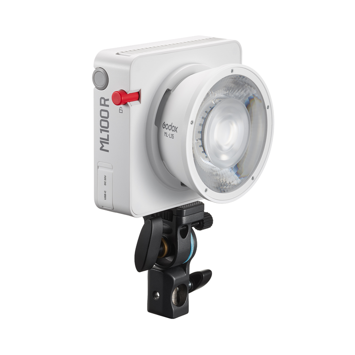 Godox ML100R RGB Portable LED Light Kit with 36 Lens & Battery Grip
