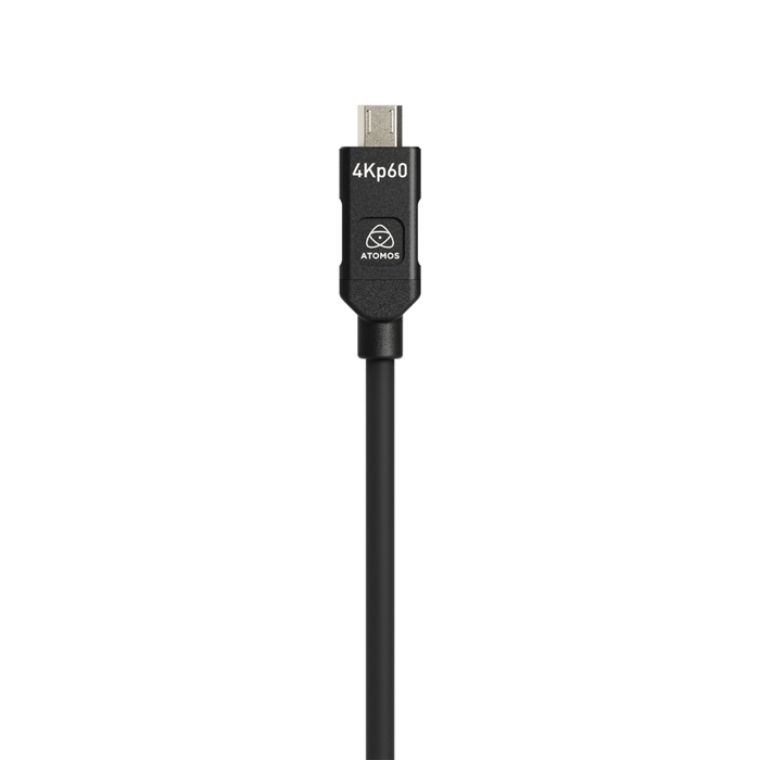 Atomos Micro to Full HDMI 4K60p HDMI Silicon Cable, 17.72" (45cm)