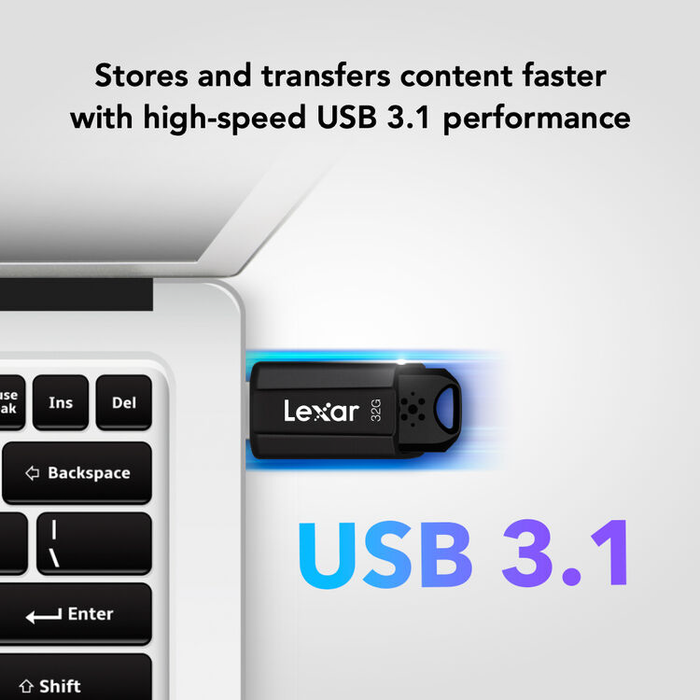 Lexar 32GB JumpDrive S80 USB 3.2 Gen 1 Flash Drive
