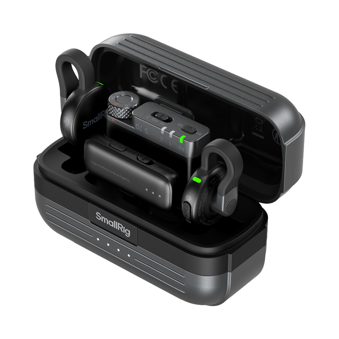 SmallRig S70 Ultra Thin Invisible Wireless Microphone for Phone & Camera (2TX + 2RX) 5715