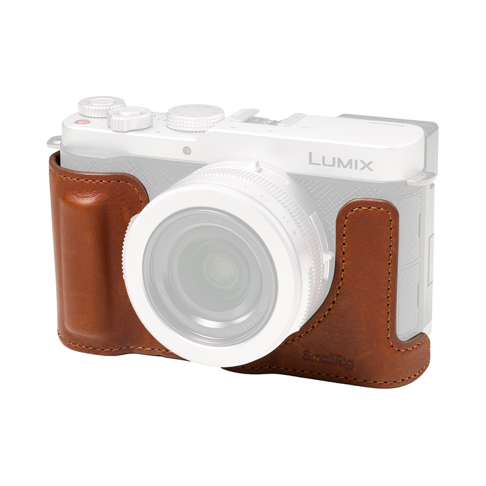 SmallRig Leather Half Case for LUMIX L10 5699 - Brown