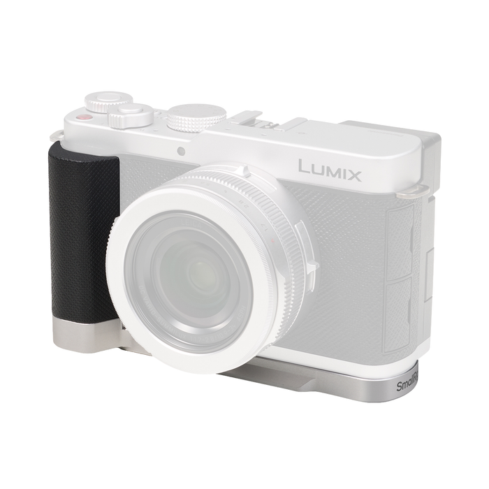 SmallRig L-Shaped Mount Plate with Silicone Handle for LUMIX L10 5701 - Silver