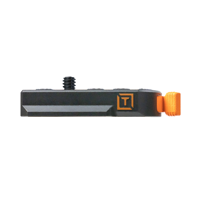 Tether Tools LeverLock & Cable Kit, Optima 10G, Straight to Right, Cable Ties, 15' - High-Visibility Orange