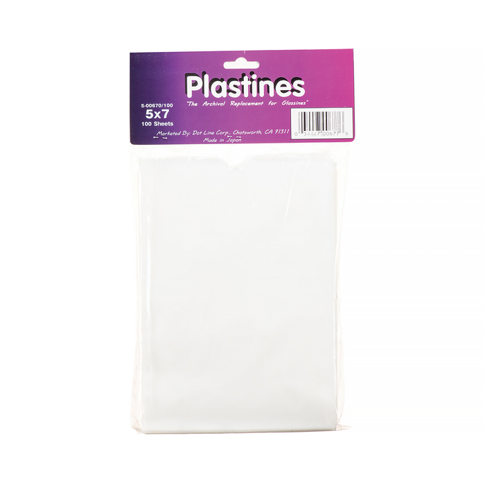 Dot Line Plastines Polyethylene Envelope with Open Top 5 x 7" - 100 Pack