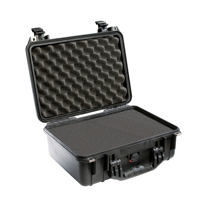 Pelican 1450 Protector Case with Pick-N-Pluck Foam & Lid Foam - Black