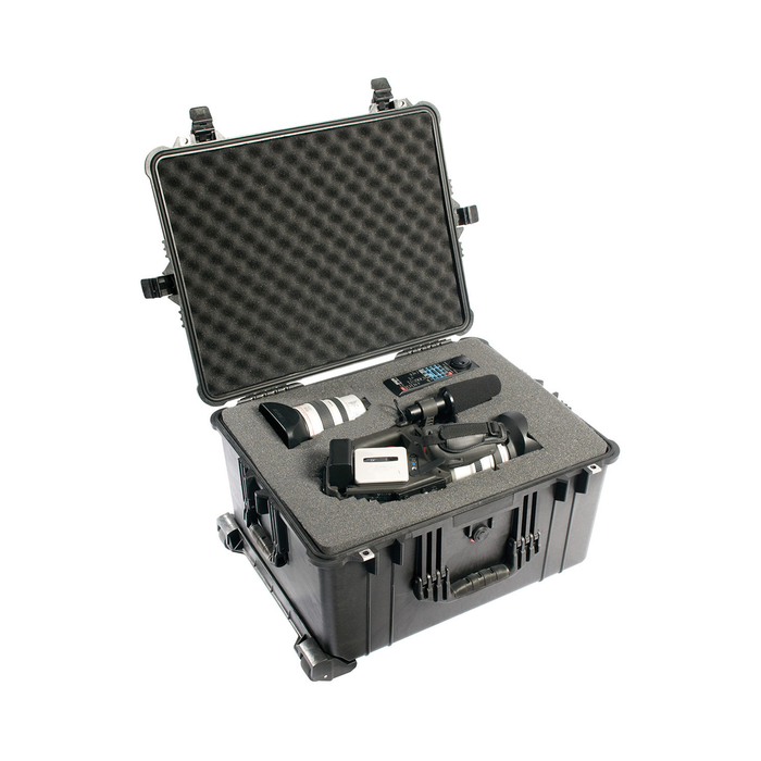 Pelican 1620 Protector Case with Pick-N-Pluck Foam & Lid Foam - Black