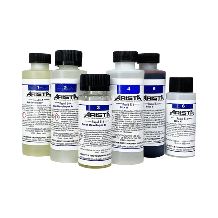 Arista Rapid E-6 Color Slide Film Developing Kit - 1 Pint