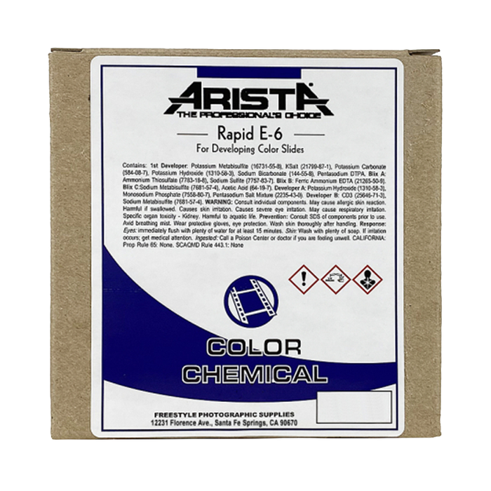 Arista Rapid E-6 Color Slide Film Developing Kit - 1 Pint