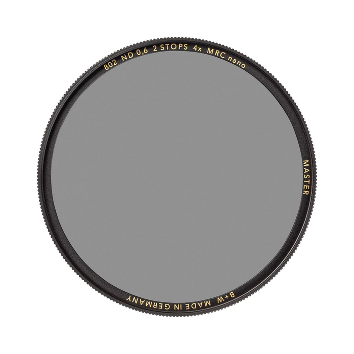 B+W 82mm #802 MASTER Neutral Density 0.6 2-Stop MRC Nano Filter
