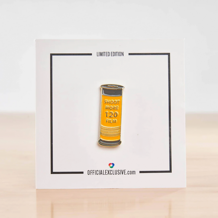 Shoot More 120 Gold Film Pin