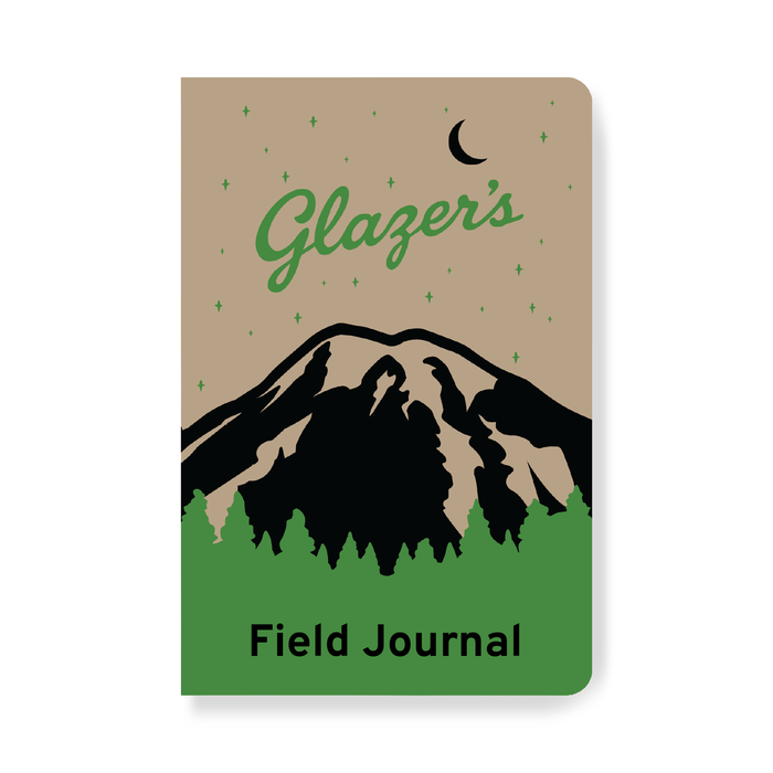 Glazer's Field Journal with Dotted Pages, 4" x 6" Portrait, 16 Sheets (32 pages)
