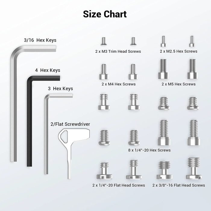 SmallRig Screw and Hex Key Storage Plate MD3184