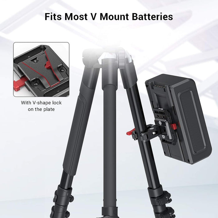 SmallRig Mini V-Mount Battery Plate with Crab-Shaped Clamp 2989