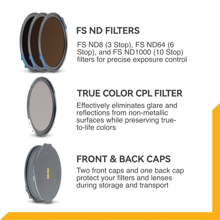 NiSi JetMag Pro Landscape ND Kit 95MAG Magnetic Filter Kit