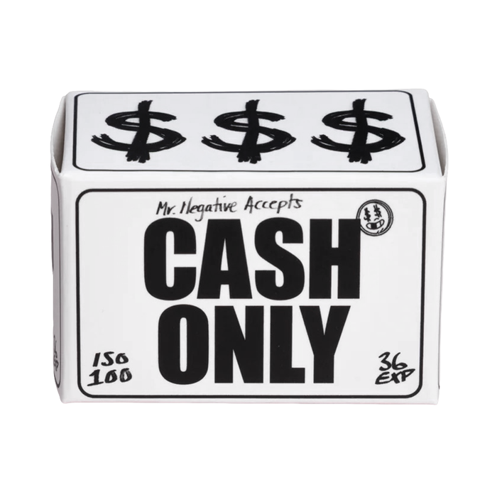 Mr. Negative Cash Only 100 Black & White Negative - 35mm Film, 36 Exposures, Single Roll