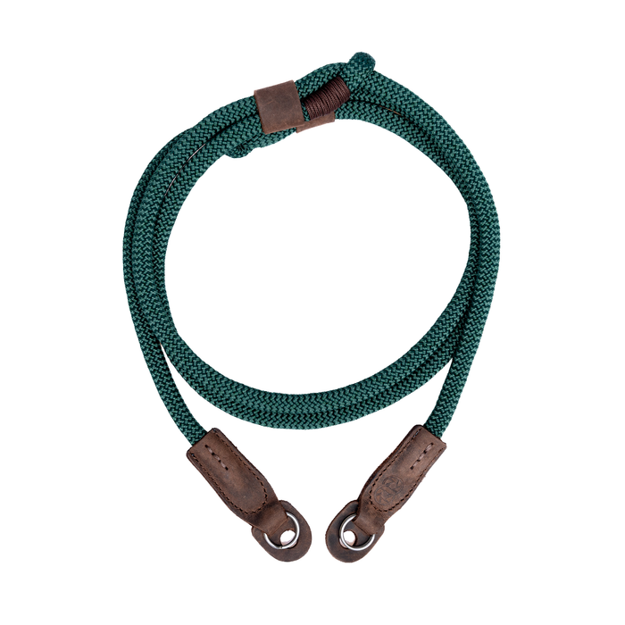 Cooph Nomad Adjustable Rope Camera Strap with Steel Ring, 35.4-59” (90cm-150cm) - Mountain Green