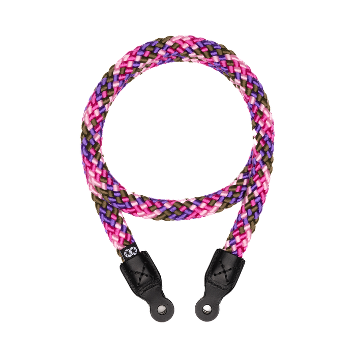 Cooph Braid Camera Strap with Steel Ring, 49.2" (125cm) - Nymphaea