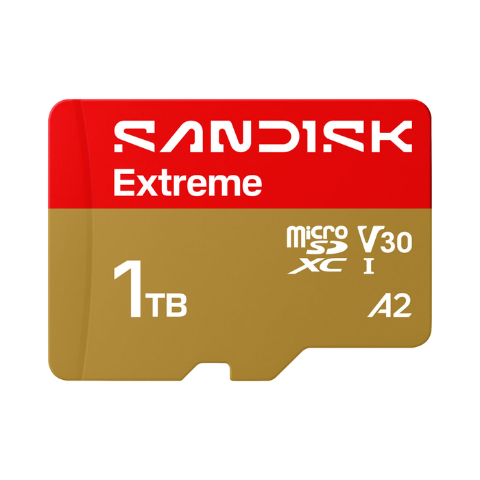 SanDisk 1TB Extreme microSDXC UHS-I V30 A2 Memory Card