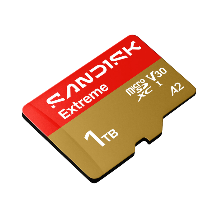 SanDisk 1TB Extreme microSDXC UHS-I V30 A2 Memory Card