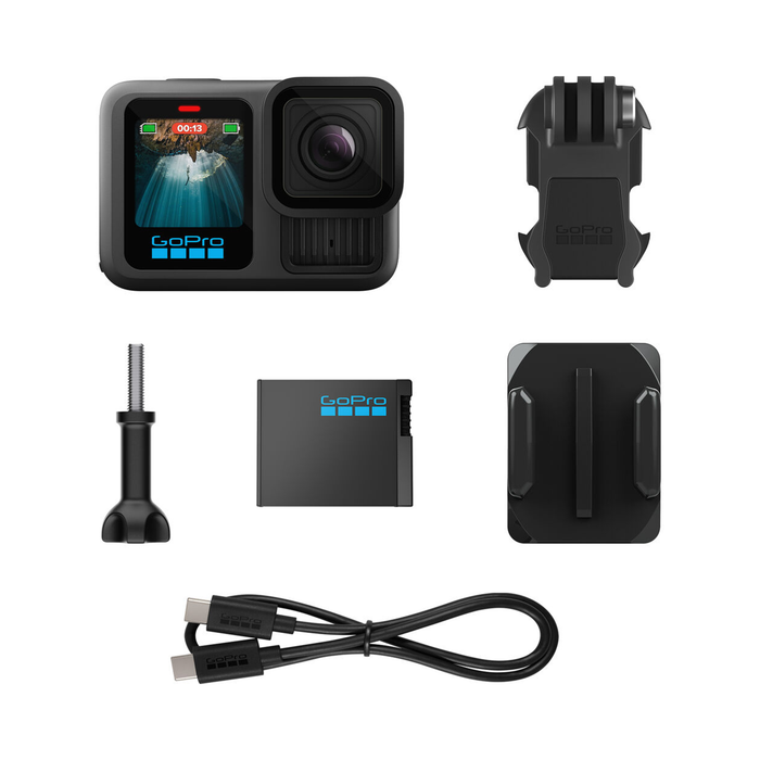 GoPro HERO13 Black & Accessories Bundle (No microSD Card)