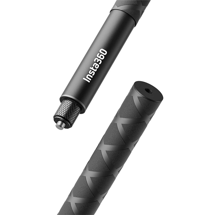 Insta360 Invisible Selfie Stick, 9" to 44" (23cm to 114cm) - Black