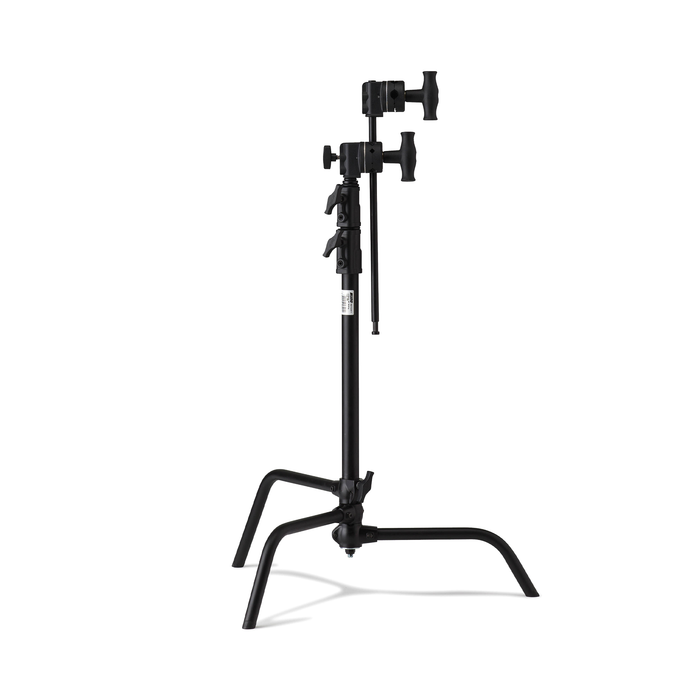 Kupo 20" Master C-Stand with Removable Turtle Base, Grip Head & Arm with Hex Stud Kit, 5.6' - Black