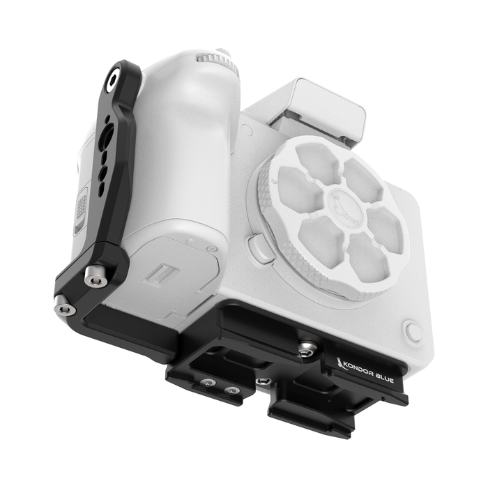 Kondor Blue Hybrid Half Camera Cage for Sony FX5 - Raven Black