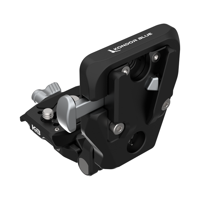 Kondor Blue ARC Battery Mount for Mini V-Mount Battery - Raven Black