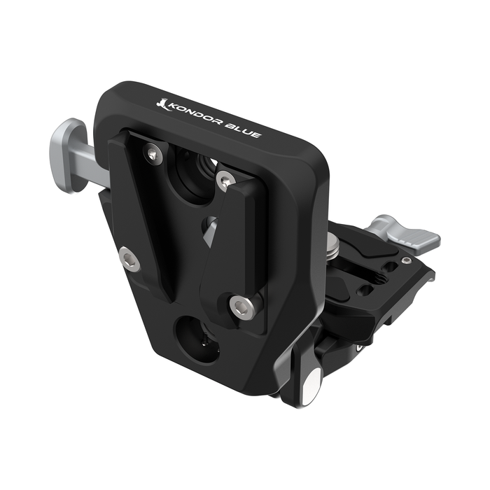 Kondor Blue ARC Battery Mount for Mini V-Mount Battery - Raven Black