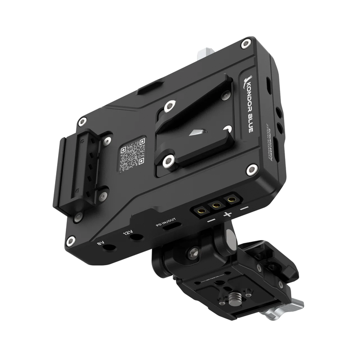 Kondor Blue ARC Battery Mount for V-Mount Pro Battery - Raven Black