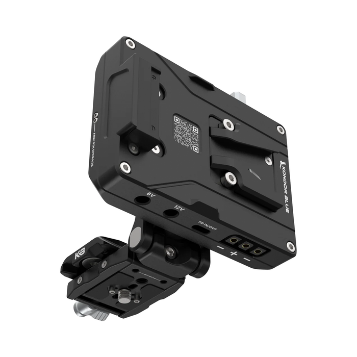 Kondor Blue ARC Battery Mount for V-Mount Pro Battery - Raven Black