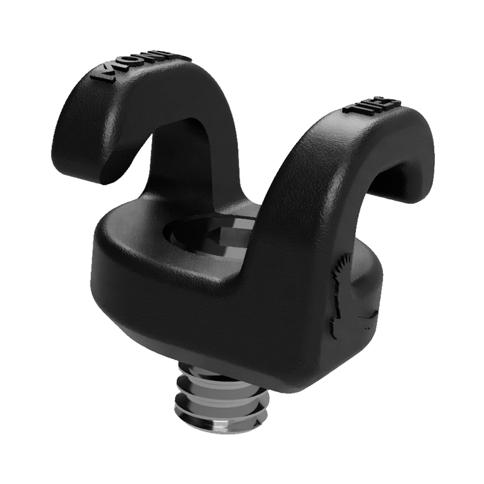 Kondor Blue Mondo Ties Cable Management Clips for Cameras (1/4"-20), 5-Pack - Raven Black
