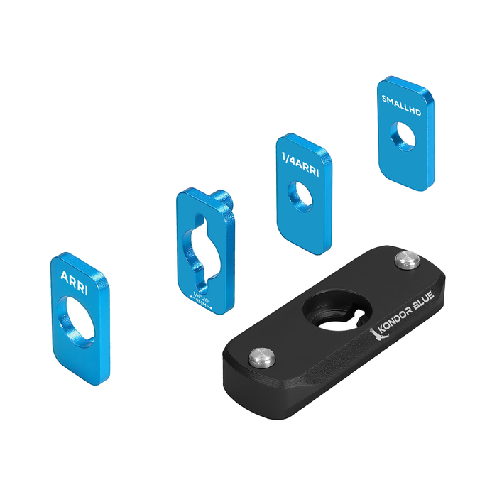 Kondor Blue Monitor Cage 2" NATO Rail (Anti-Twist) - Raven Black