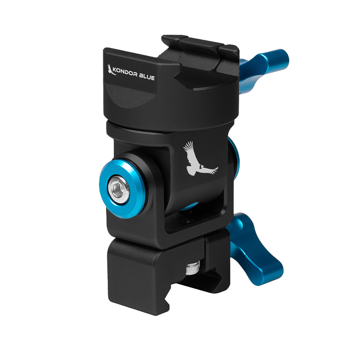 Kondor Blue NATO to NATO Swivel Tilt Monitor Mount (Pan/Tilt) - Raven Black