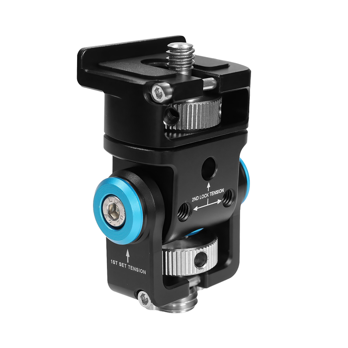 Kondor Blue Swivel Tilt Monitor Mount with ARRI Pin (Pan/Tilt) - Raven Black
