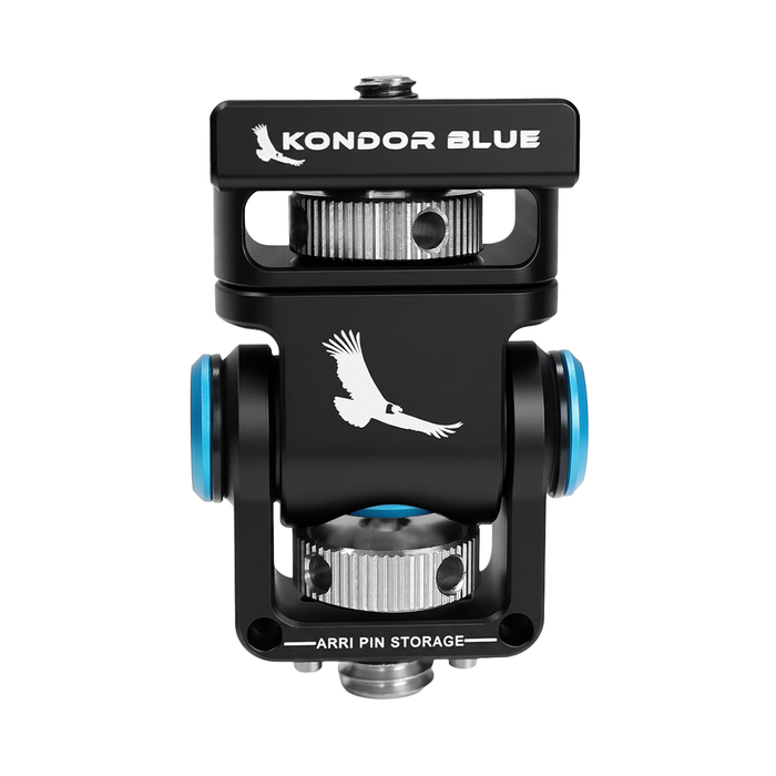Kondor Blue Swivel Tilt Monitor Mount with ARRI Pin (Pan/Tilt) - Raven Black