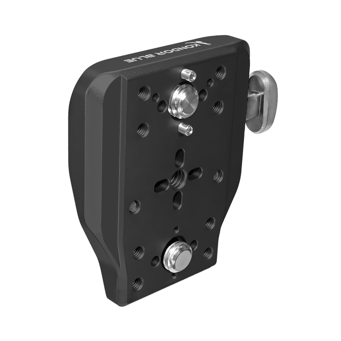 Kondor Blue Mini V-Mount Battery Plate - Raven Black