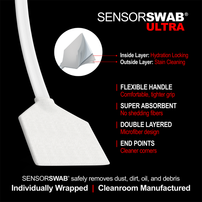Photographic Solutions Type 2 Sensor Swab Ultra for APS-C Sensors, 17mm, 12-Pack
