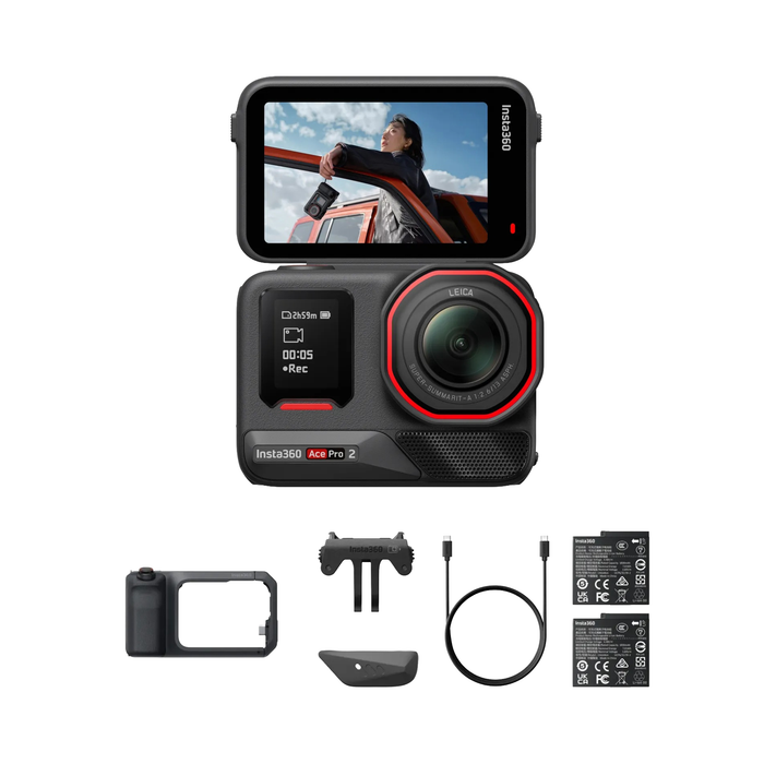 Insta360 Ace Pro 2 Action Camera Dual Battery Xplorer Pro Bundle