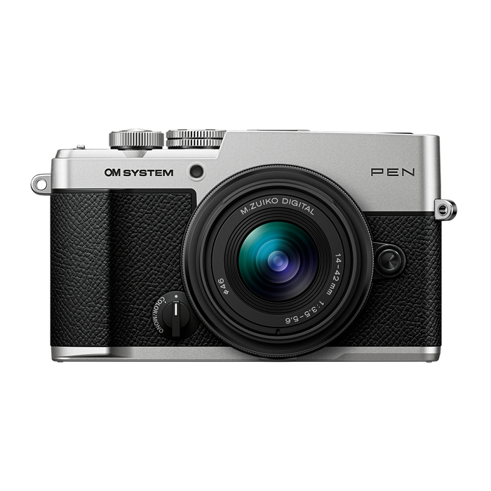 OM System PEN Camera with M.Zuiko 14-42mm f/3.5-5.6 III Lens - Silver