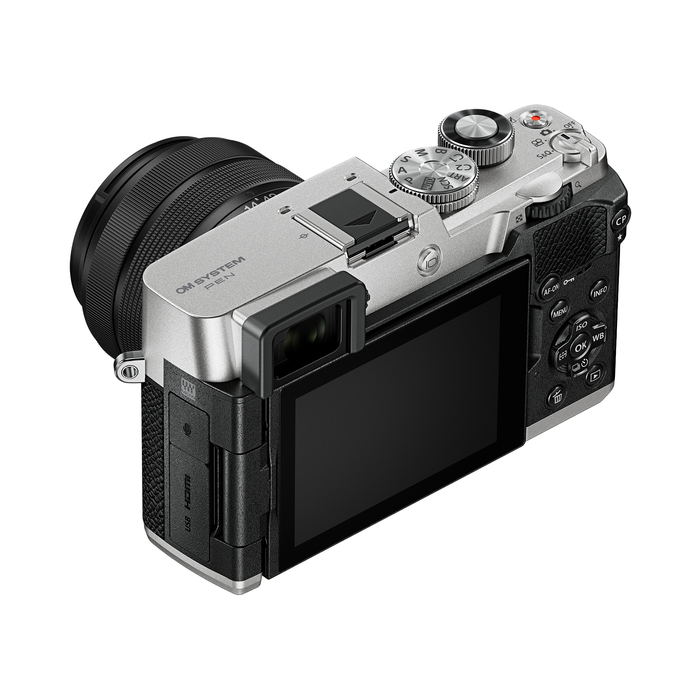 OM System PEN Camera with M.Zuiko 14-42mm f/3.5-5.6 III Lens - Silver