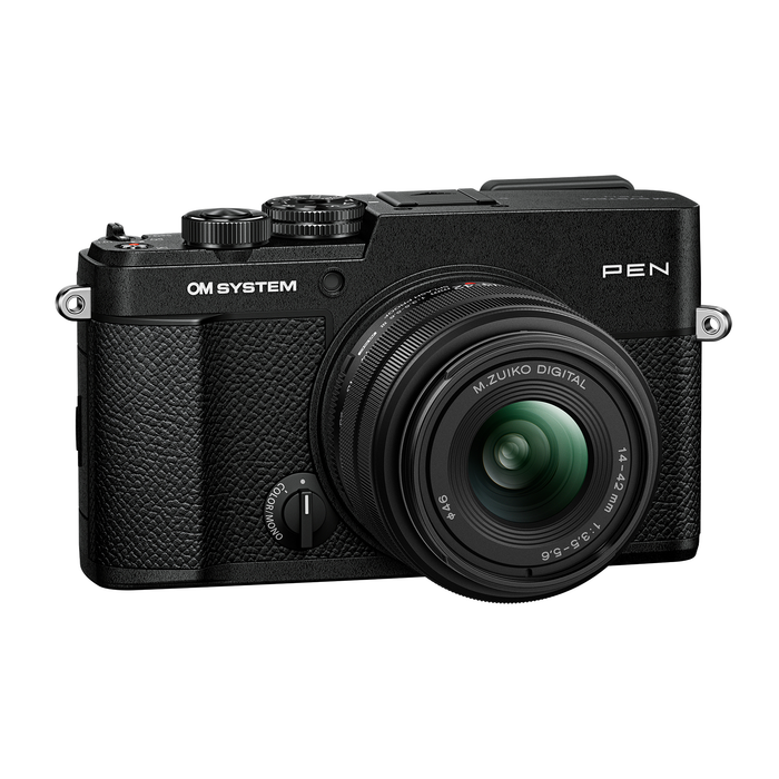 OM System PEN Camera with M.Zuiko 14-42mm f/3.5-5.6 III Lens & ED 40-150mm f/4.0-5.6 R Lens - Black
