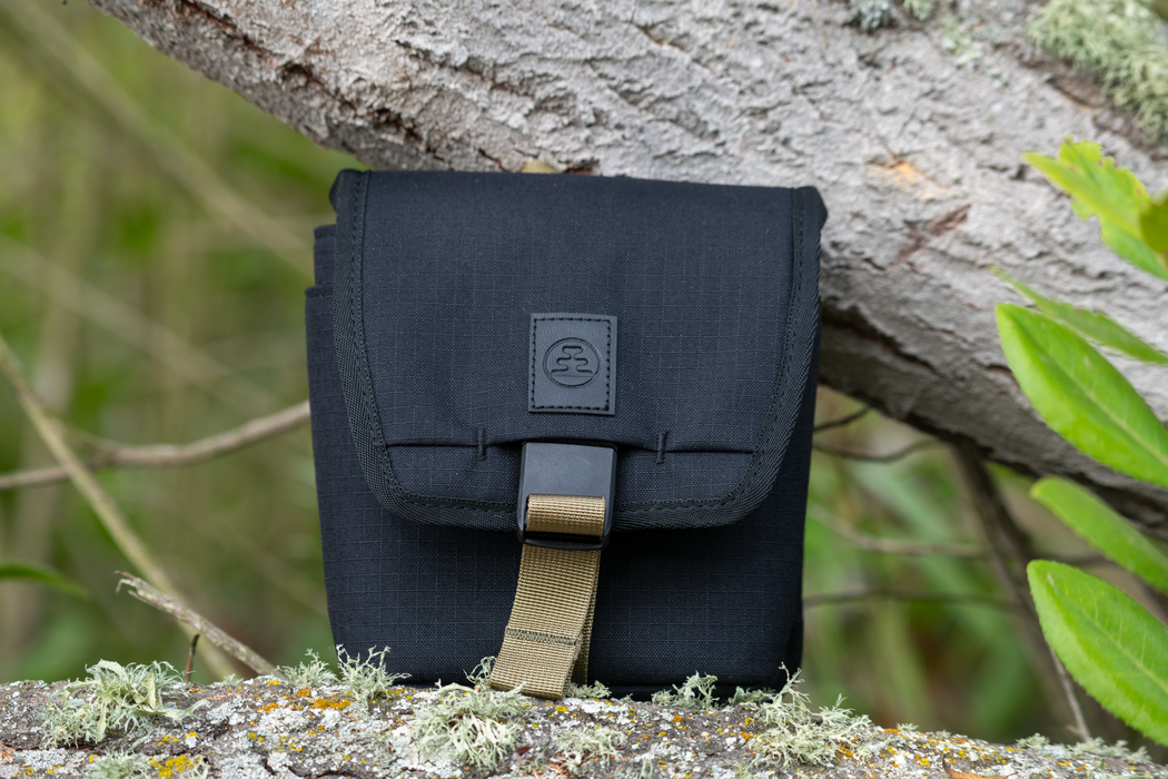 Nocs Provisions 42mm Issue Binocular Pouch - Charcoal Black