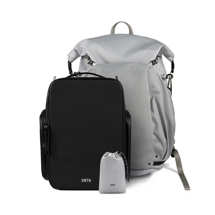 Urth Helios Outdoor 40L Backpack with Core Camera Cube L - Stone