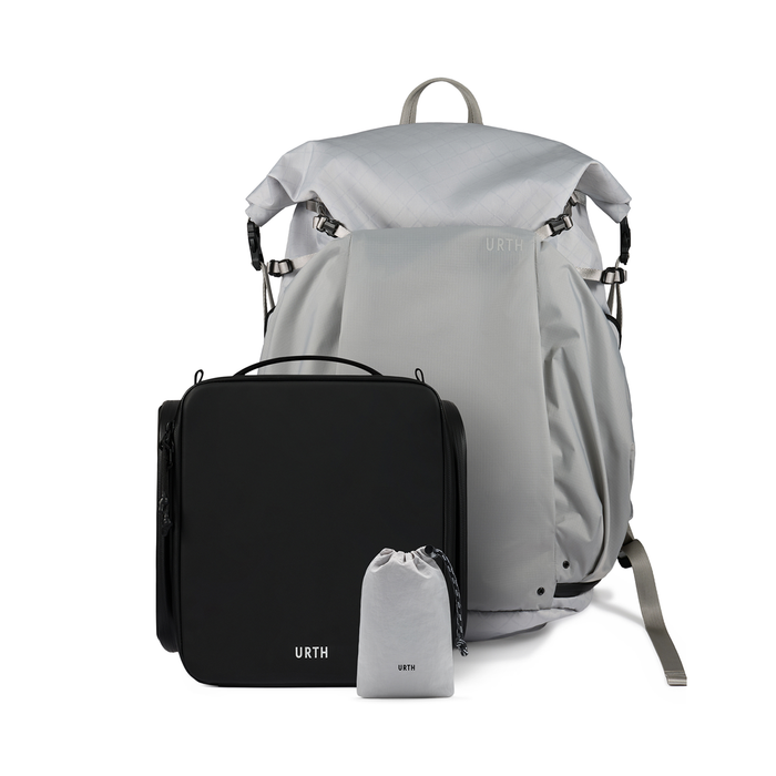 Urth Helios Outdoor 40L Backpack with Core Camera Cube M - Stone
