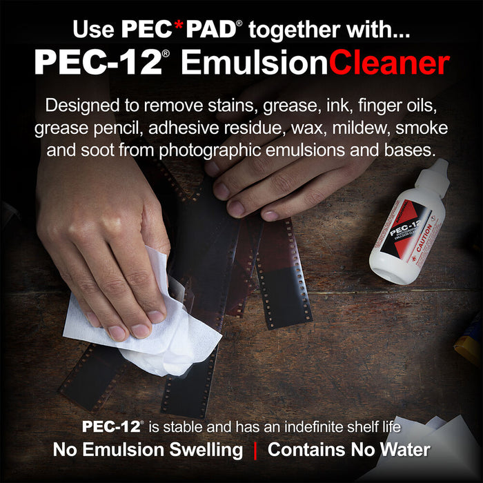 Photographic Solutions PEC-PAD Photo Wipes, 4 x 4" - 100 Sheets