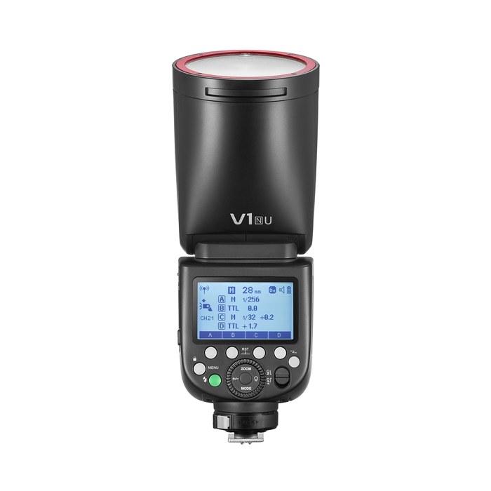 Godox V1 Flash for Nikon (Red Ring)