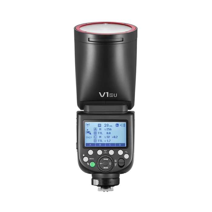 Godox V1 Flash for Sony (Red Ring)