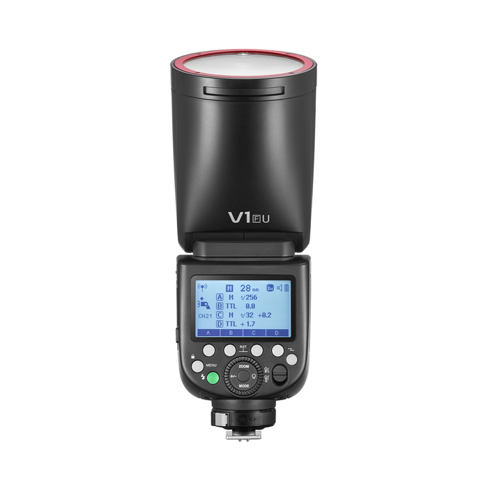 Godox V1 Flash for Fujifilm (Red Ring)